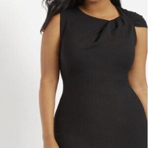Twist Shoulder Dress